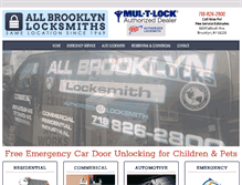 Tablet Screenshot of allbrooklynlocksmith.com